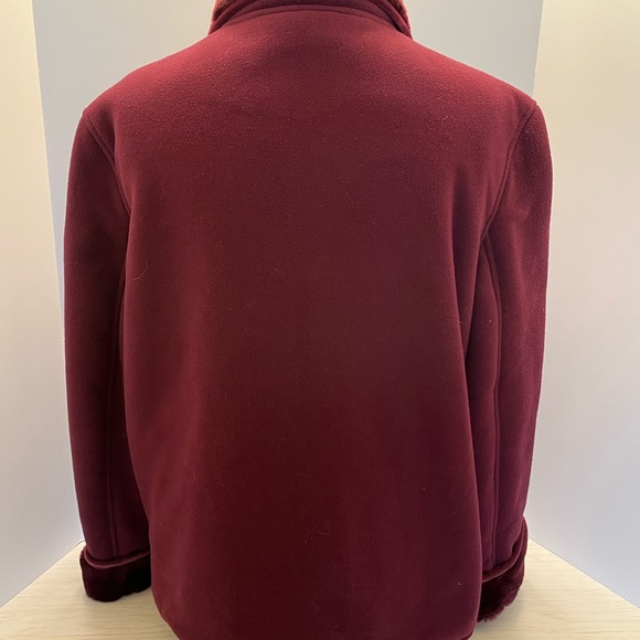Coaco New York car coat jacket wine womens size M - Picture 2 of 7